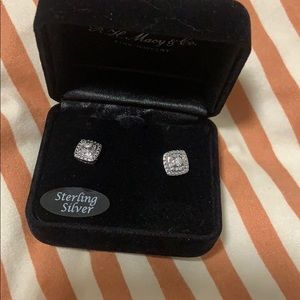 RH Macy &Co earrings sterling silver